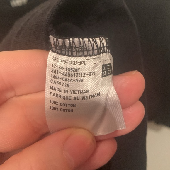 Edoardo Bianci Bicycles Special Edition Uniqlo Black 100% Cotton Tshirt SZ XS - Picture 6 of 6